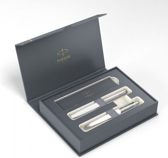 Parker Jotter Orig Στυλό Ballpoint Λευκό με Μπλε Μελάνι