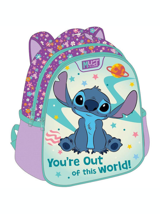 Must Τσάντα Πλάτης Νηπίου με 2 Θήκες 27x10x31εκ. Disney Stitch You 're Out Of This World Must Τσάντα Πλάτης Νηπίου με 2 Θήκες 27x10x31εκ. Disney Stitch You 're Out Of This World