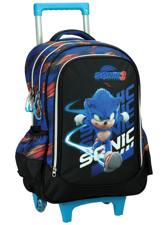 GIM Τσάντα Δημοτικού Trolley Sonic 3 The Hedgehog 2025 GIM Τσάντα Δημοτικού Trolley Sonic 3 The Hedgehog 2025