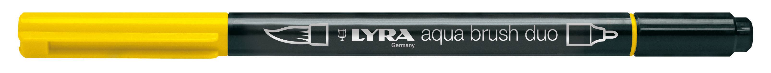 Μαρκαδόροι Lyra Aqua Brush Duo Lemon yellow L6520007