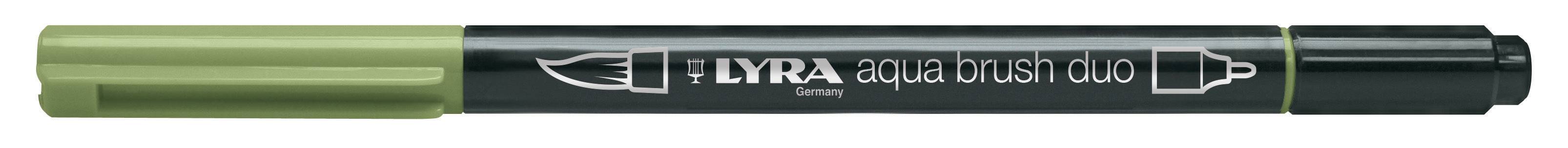 Μαρκαδόροι Lyra Aqua Brush Duo Chrome Green L6520068