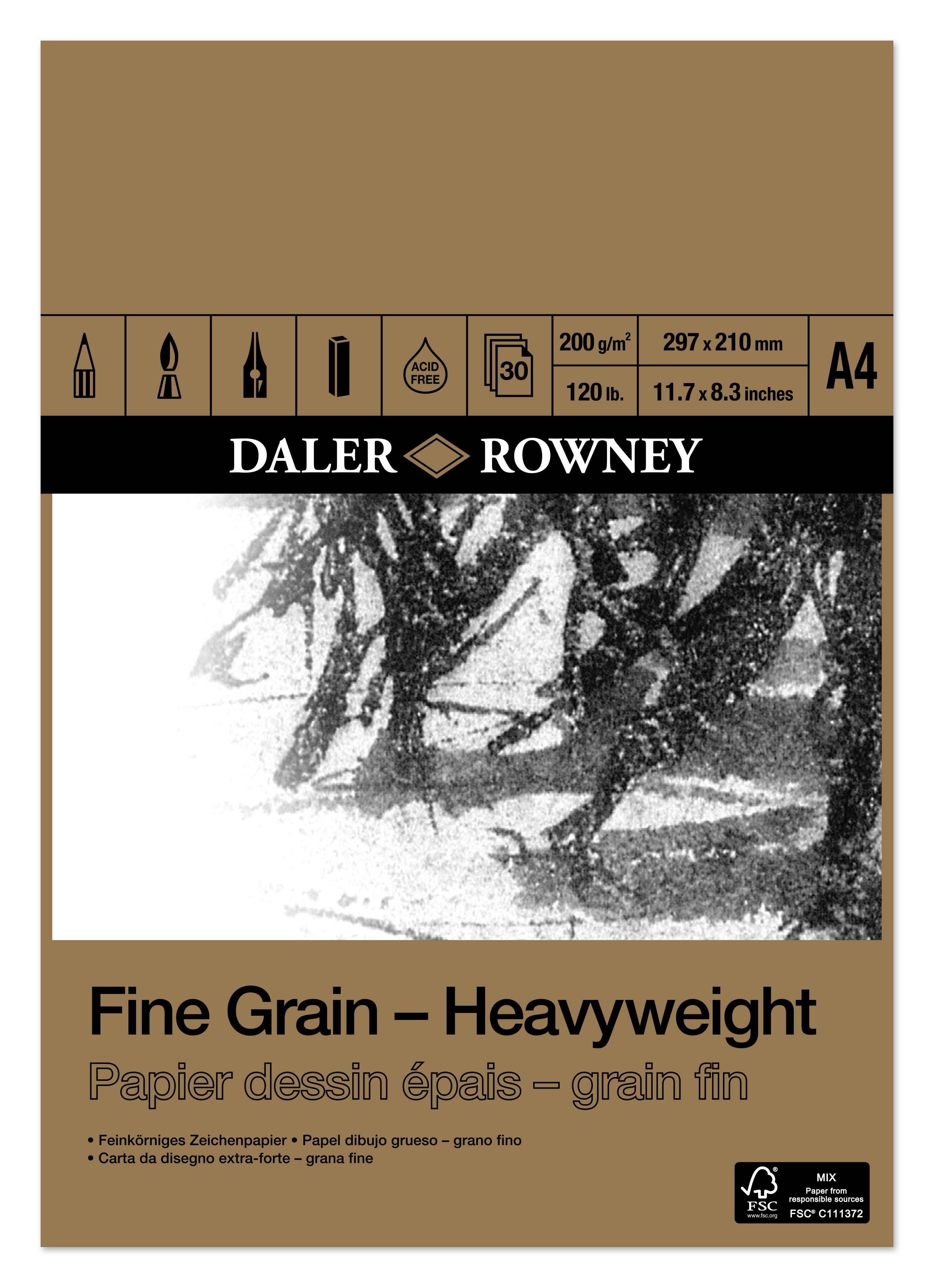 Fine Grain Heavyweight Pad A4 200g 30φύλλα Fine Grain Heavyweight Pad A4 200g 30φύλλα