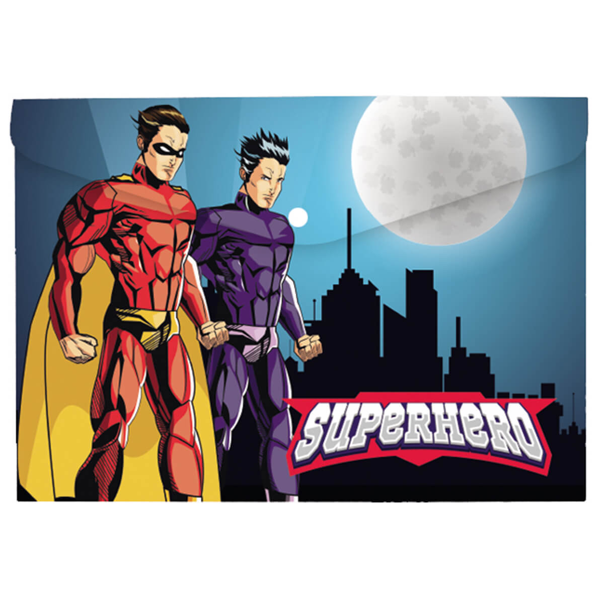 ΦΑΚΕΛΟΣ ΚΟΥΜΠΙ Α4 SUPERHEROES