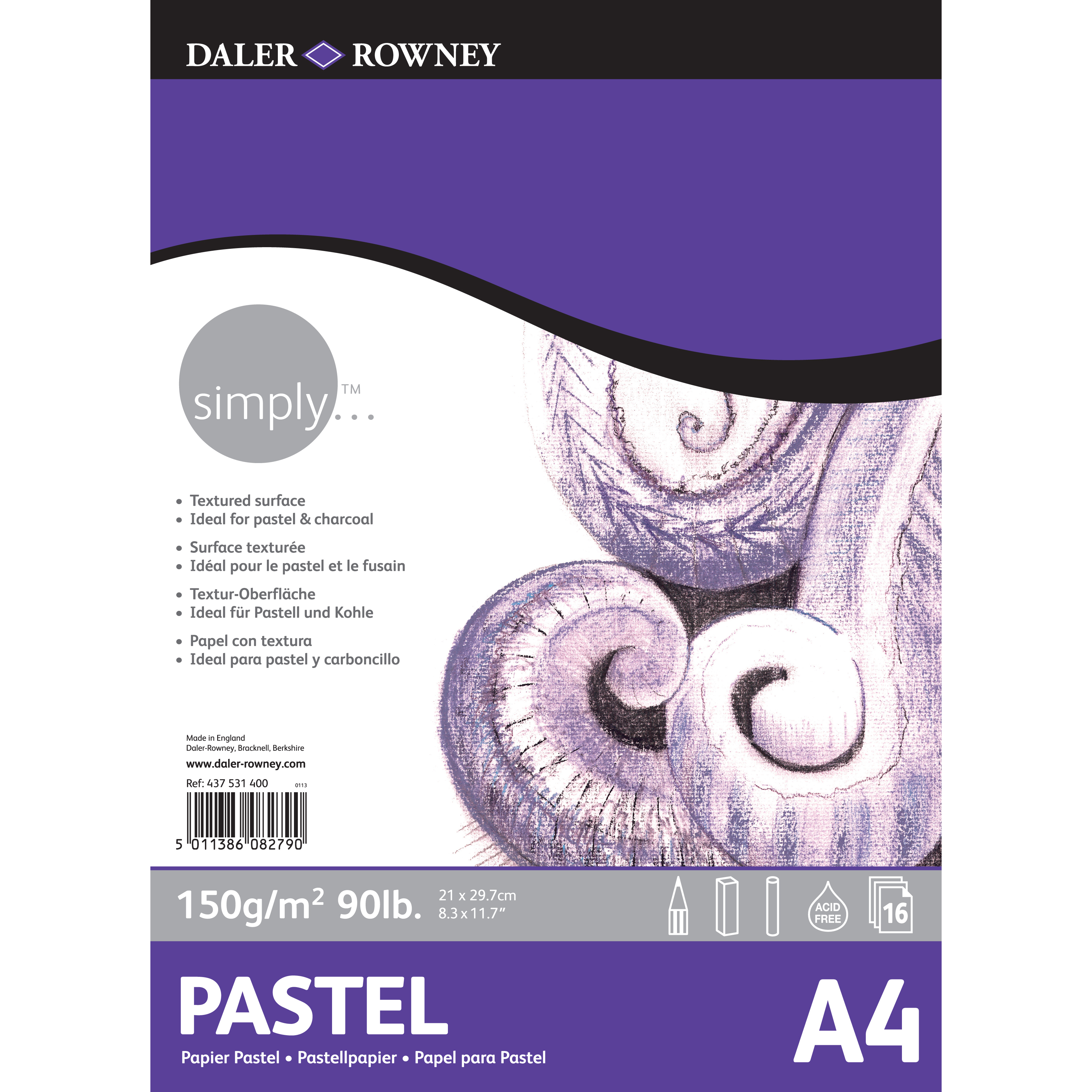 Simply Pastel Pad Α4 150g 16φύλλα