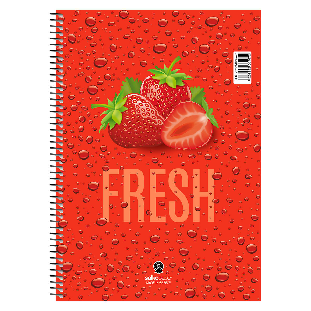 ΤΕΤΡΑΔΙΟ ΜΟΝΟ ΣΠΙΡΑΛ FRESH ΤΕΤΡΑΔΙΟ ΜΟΝΟ ΣΠΙΡΑΛ FRESH