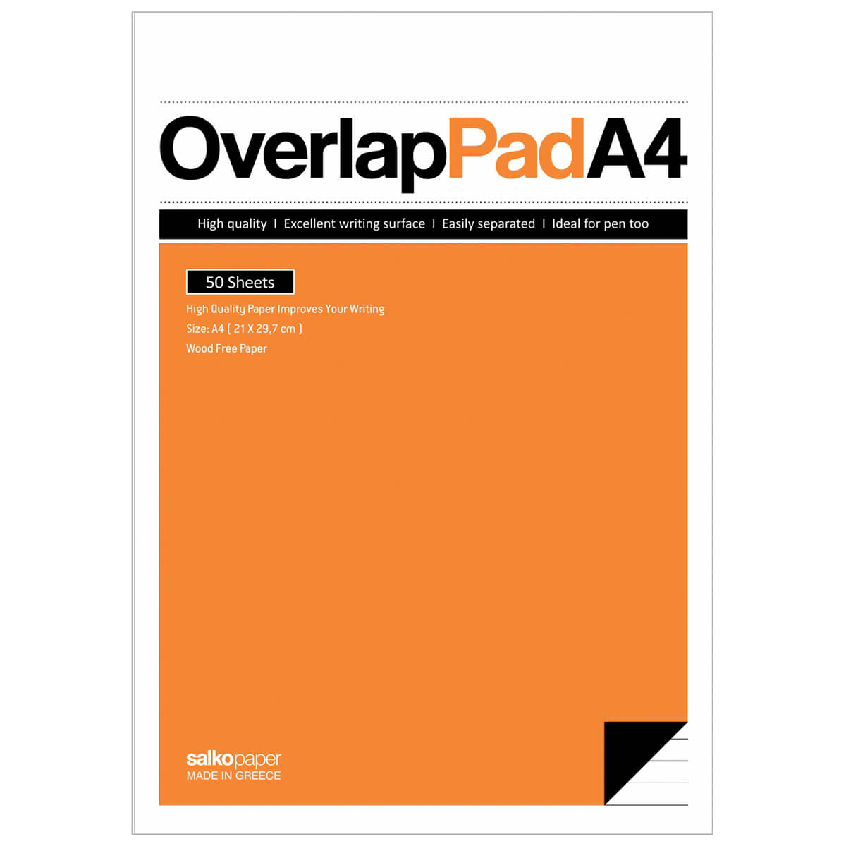 ΜΠΛΟΚ ΓΡΑΦΗΣ 50Φ. OVERLAP ΜΠΛΟΚ ΓΡΑΦΗΣ 50Φ. OVERLAP