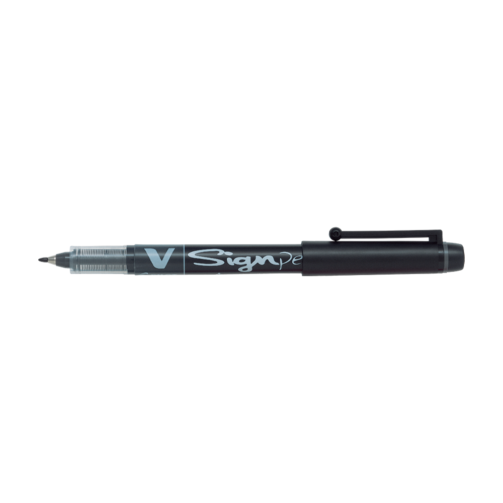 PILOT ΣΤΥΛΟ ΜΑΡΚΑΔΟΡΟΣ V-SIGN PEN 0.6mm ΜΑΥΡΟ 12 ΤΕΜΑΧΙΑ (Το προιόν πωλείται σε μεμονωμένα τεμάχια του ενός)