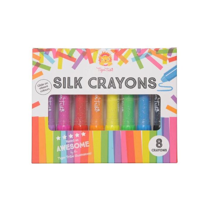 Tiger Tribe Σετ 8τμχ Κηρομπογίες Rainbow