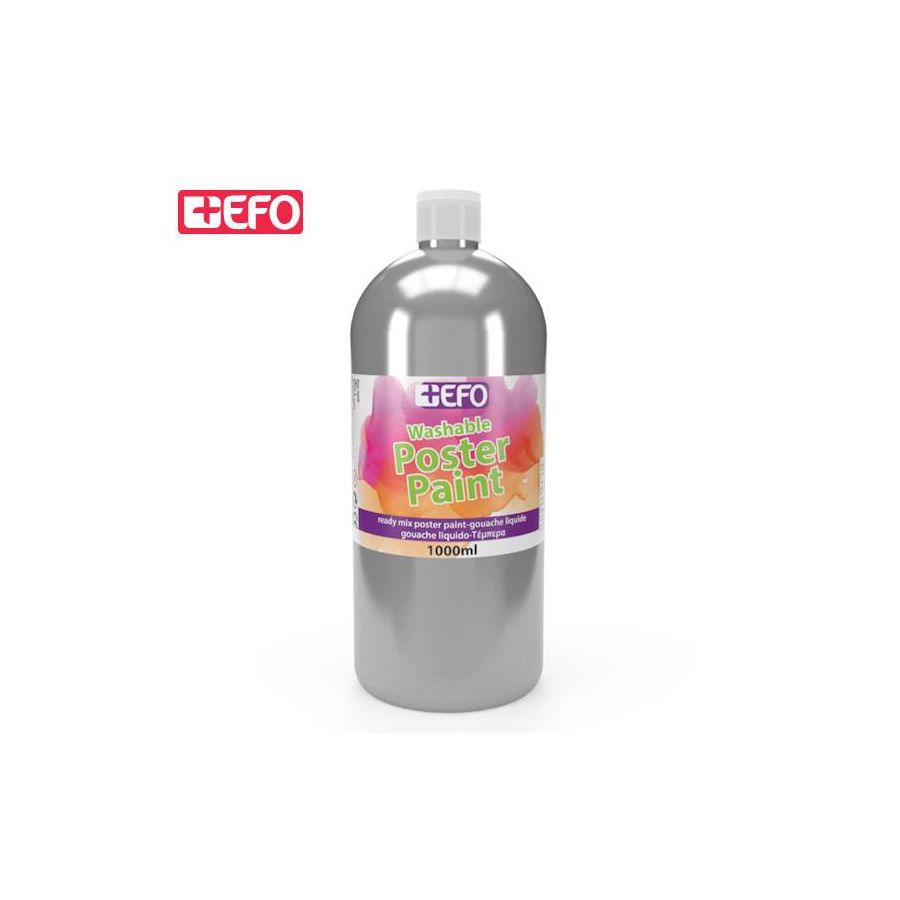 Τέμπερα +Efo 1000ml Ασημί