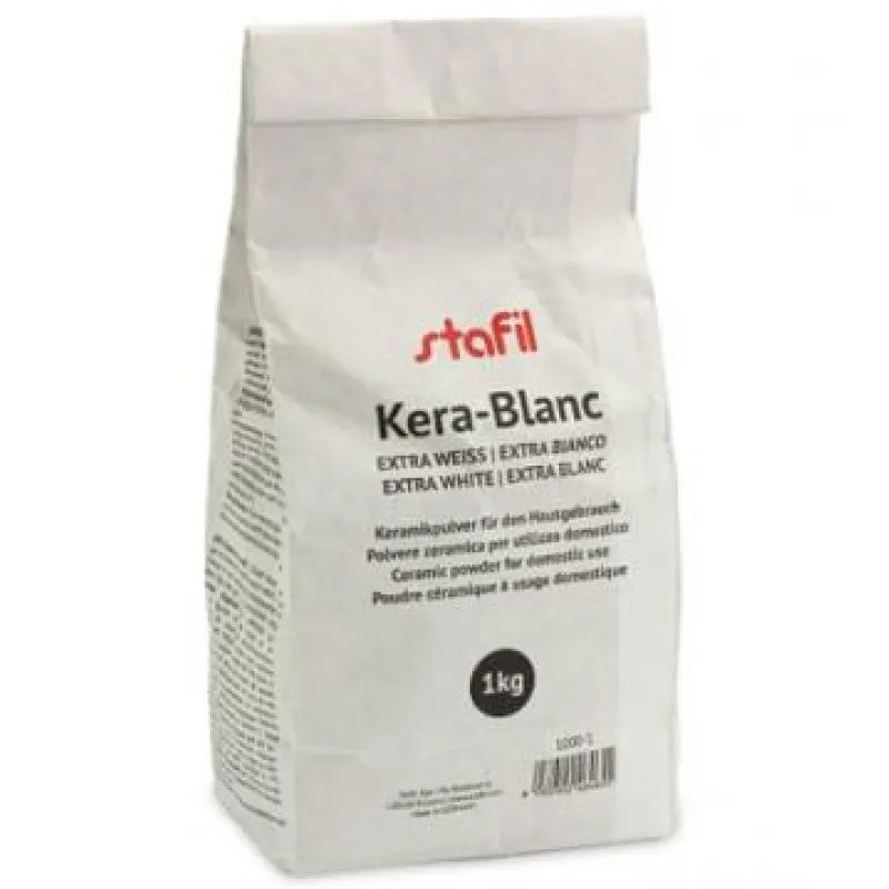 Stafil 1kgr Σκόνη Πορσελάνης KeraBlanc Extra White