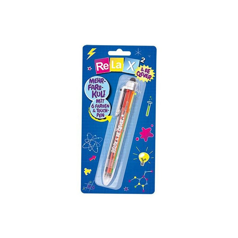 ΣΤΥΛΟ TREND 951564 RELAX & CLEVER MULTI PEN 6COLOUR & TOUCH PEN