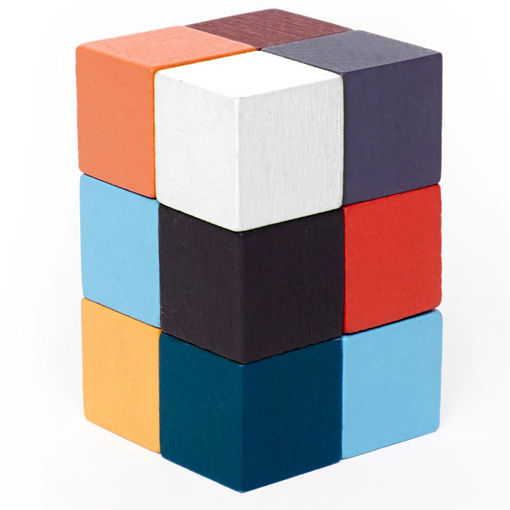 Elasti Cube Kikkerland 3D ξύλινο παζλ GG165