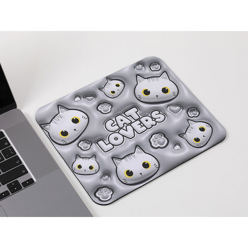 MOUSE PAD i-TOTAL XL2552D WHITE CAT 3D 24x20 MOUSE PAD i-TOTAL XL2552D WHITE CAT 3D 24x20