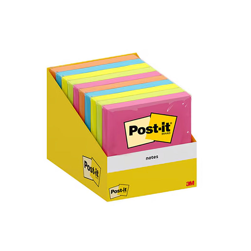 POST-IT ΧΑΡΤΑΚΙΑ 3Μ 654 6820-COL-W10 76x76 (100φ) (Το προιόν πωλείται σε μεμονωμένα τεμάχια του ενός)