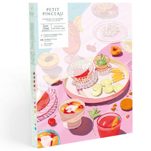 Σετ ζωγραφικής La Petite Epicerie με αριθμούς - Μικρό Πινέλο - Καλοκαιρινά όνειρα