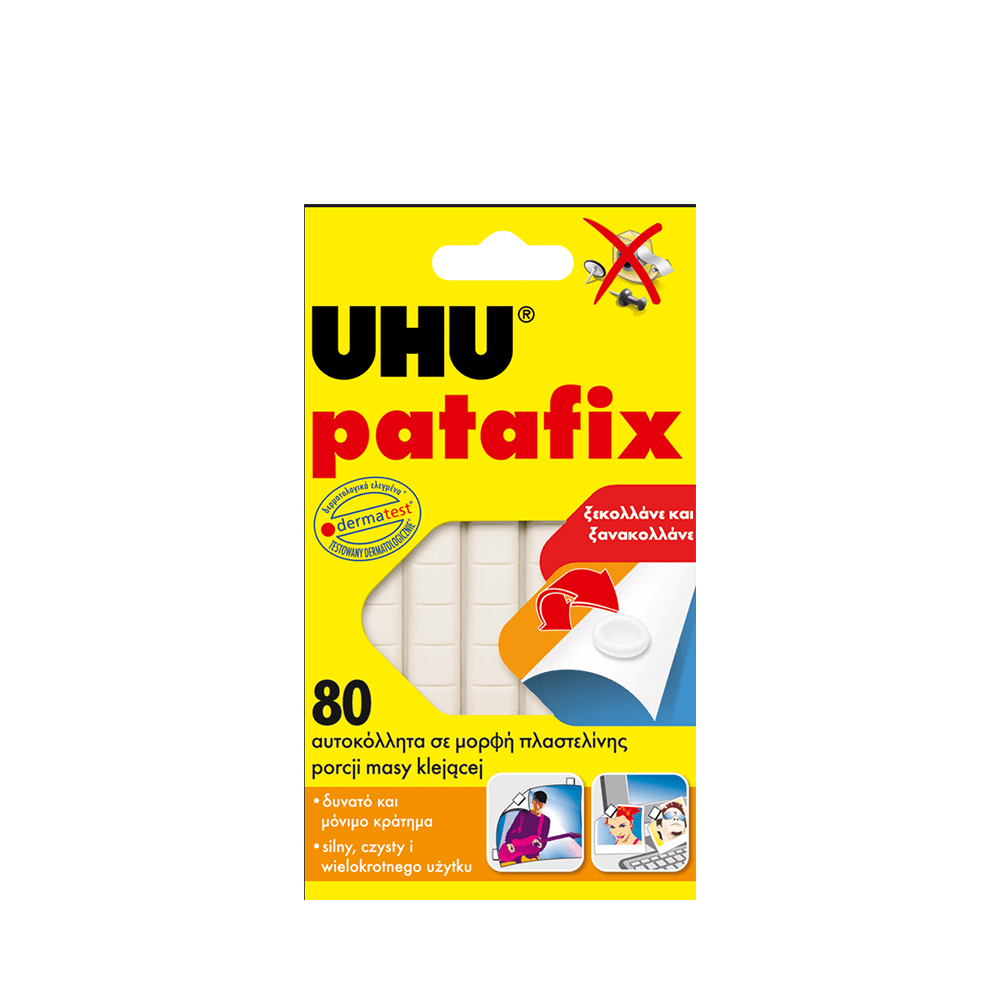 UHU TACK PATAFIX 6x14mm 12 ΤΕΜΑΧΙΑ (Το προιόν πωλείται σε μεμονωμένα τεμάχια του ενός)