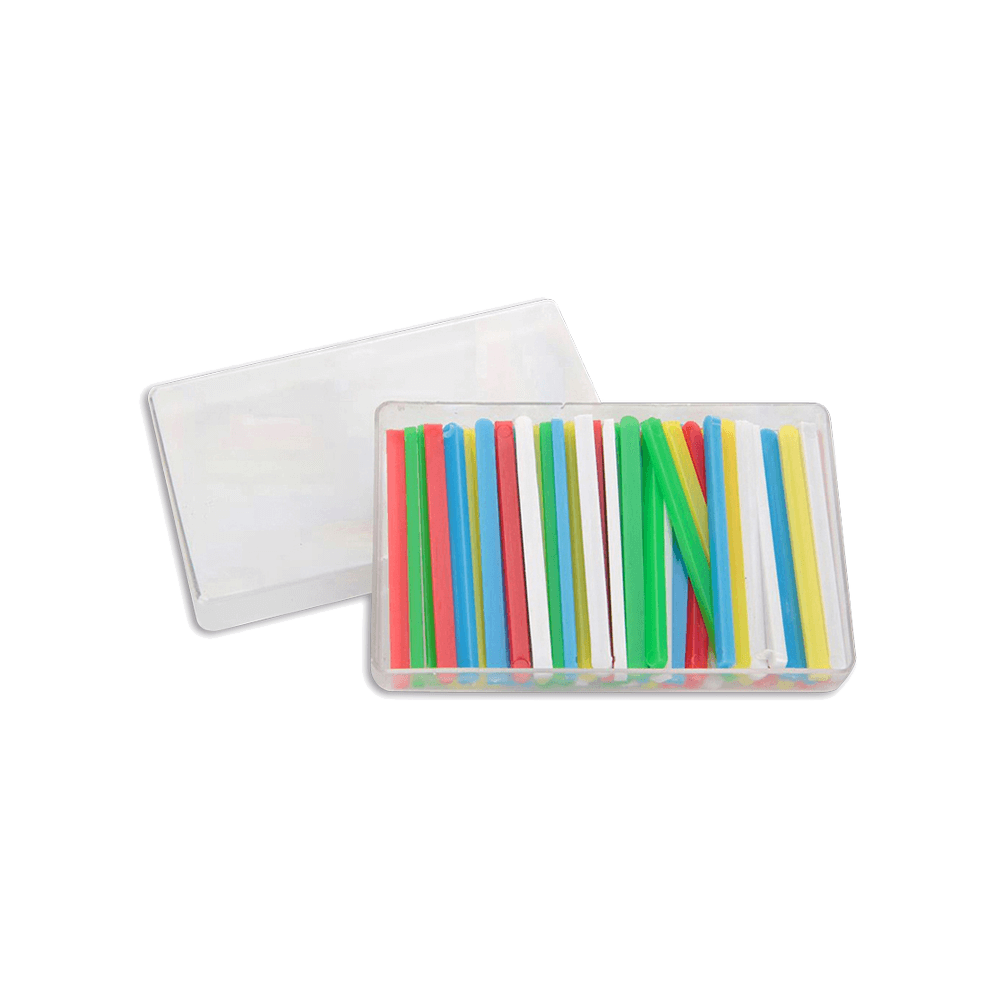 ΞΥΛΑΚΙΑ ΑΡΙΘΜΗΣΗΣ 50 ΤΕΜΑΧΙΑ ΠΛΑΣΤΙΚΟ ΚΟΥΤΙ ΔΙΑΦΟΡΑ ΧΡΩΜΑΤΑ