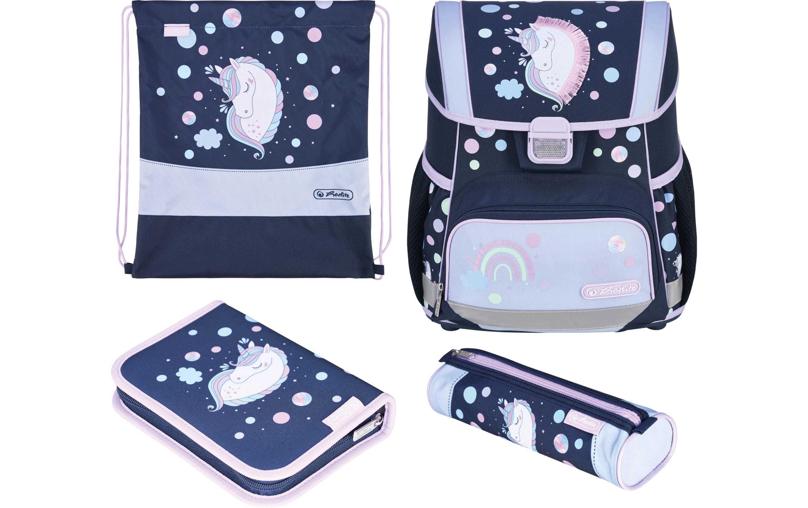 Σχολική ανατομική τσάντα πλάτης Herlitz Loop - UnicornDreams