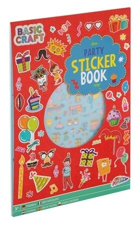 Βιβλίο με αυτοκόλλητα Grafix Animals, Α4