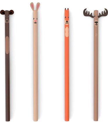 ΣΕΤ 4 ΜΟΛΥΒΙΑ ΜΕ ΖΩΑ ΤΟΥ ΔΑΣΟΥΣ KIKKERLAND