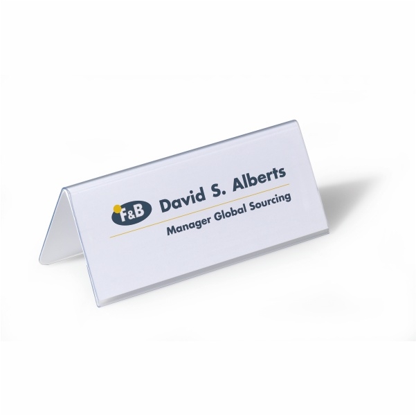 ΘΗΚΗ PVC Λ DURABLE NAME HOLDER 61mm/122Χ150mm ΘΗΚΗ PVC Λ DURABLE NAME HOLDER 61mm/122Χ150mm