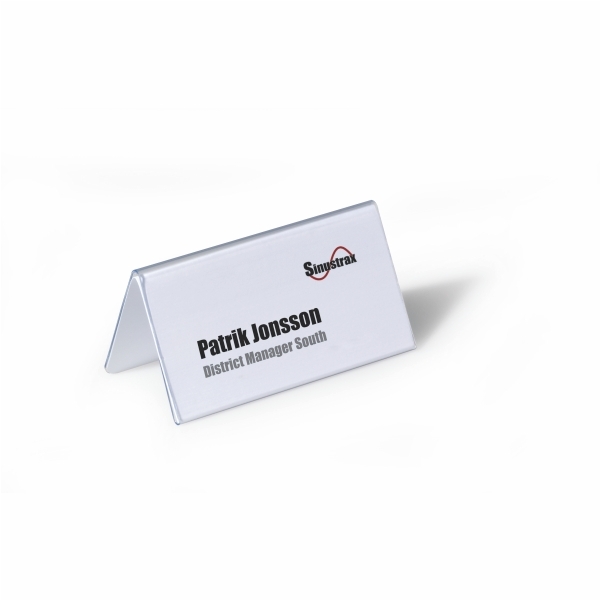 ΘΗΚΗ PVC Λ DURABLE NAME HOLDER 52mm/104Χ100mm ΘΗΚΗ PVC Λ DURABLE NAME HOLDER 52mm/104Χ100mm