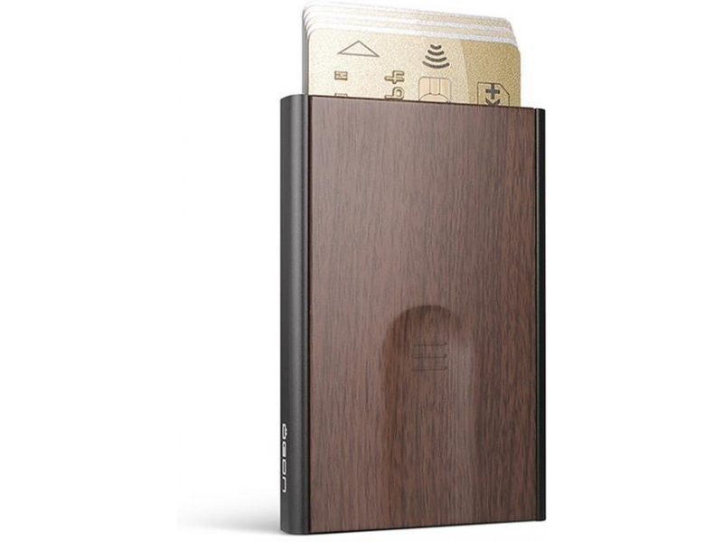 ΚΑΡΤΟΘΗΚΗ ΑΛΟΥΜΙΝΙΟΥ ΠΡΟΣΤΑΣΙΑΣ ΚΑΡΤΩΝ OGON CARD HOLDER SLIDER SEQUOIA