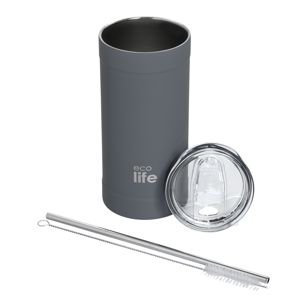ECOLIFE COFFEE THERMOS 500ml STONE GREY