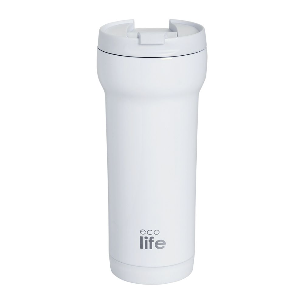 ΘΕΡΜΟΣ ΑΝΟΞΕΙΔΩΤΟΣ ECOLIFE COFFEE THERMOS WHITE 420ml ΘΕΡΜΟΣ ΑΝΟΞΕΙΔΩΤΟΣ ECOLIFE COFFEE THERMOS WHITE 420ml