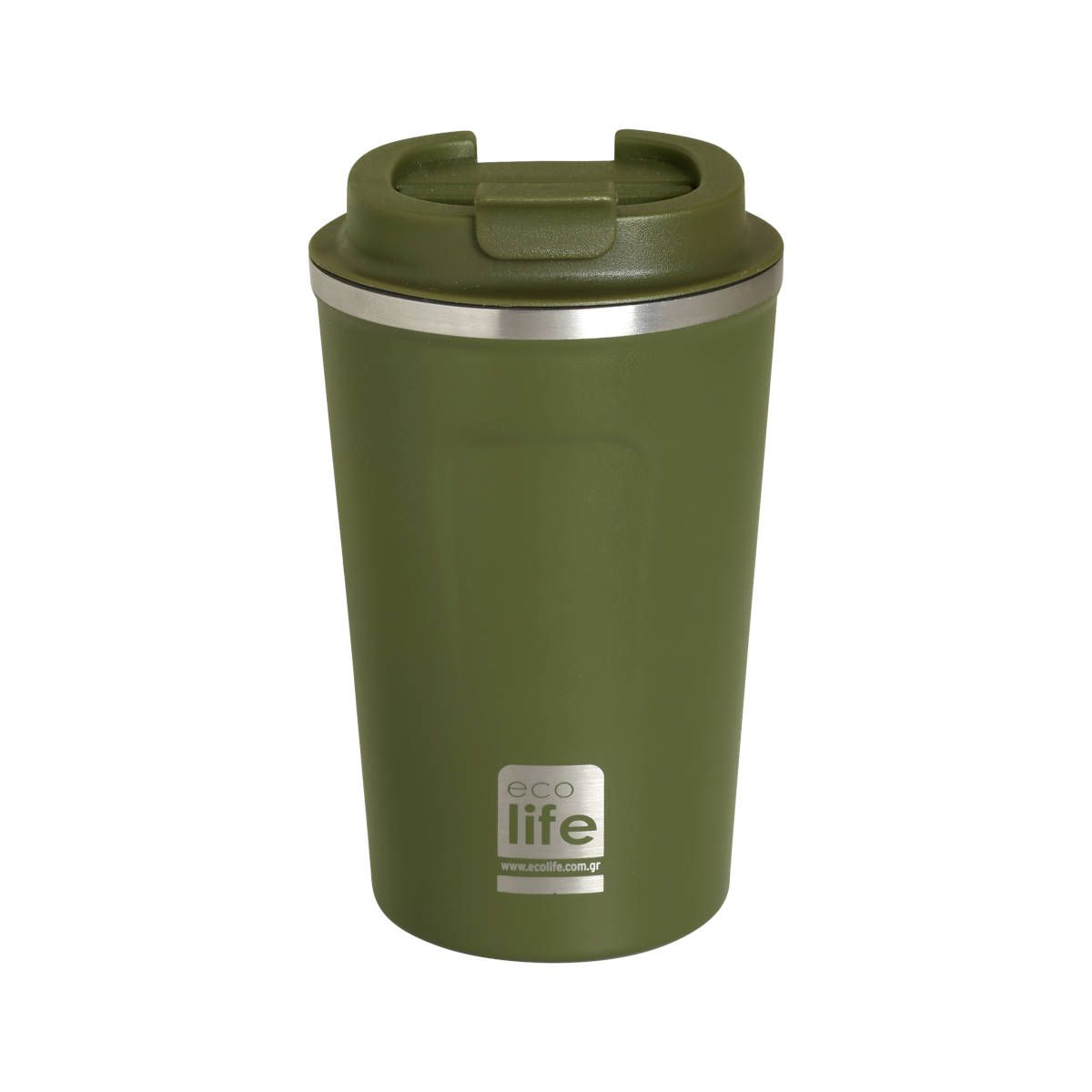 ΘΕΡΜΟΣ ΑΝΟΞΕΙΔΩΤΟΣ ECOLIFE COFFEE CUP GREEN 370ml ΘΕΡΜΟΣ ΑΝΟΞΕΙΔΩΤΟΣ ECOLIFE COFFEE CUP GREEN 370ml