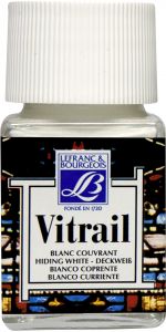 Χρώμα Σμάλτου Διάφανο 50ml Lefranc & Bourgeois 004 Covering White