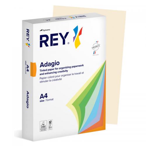 ΧΑΡΤΙ ΕΚΤΥΠΩΣΗΣ REY ADAGIO 80gr Α4 500 ΦΥΛΛΑ PALE CREAM VANILLA