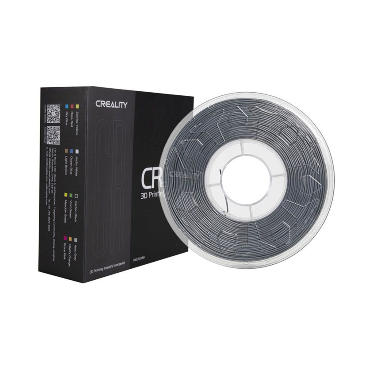 Creality CR-PLA 1.75mm Grey 1kg - 3301010066 Creality CR-PLA 1.75mm Grey 1kg - 3301010066