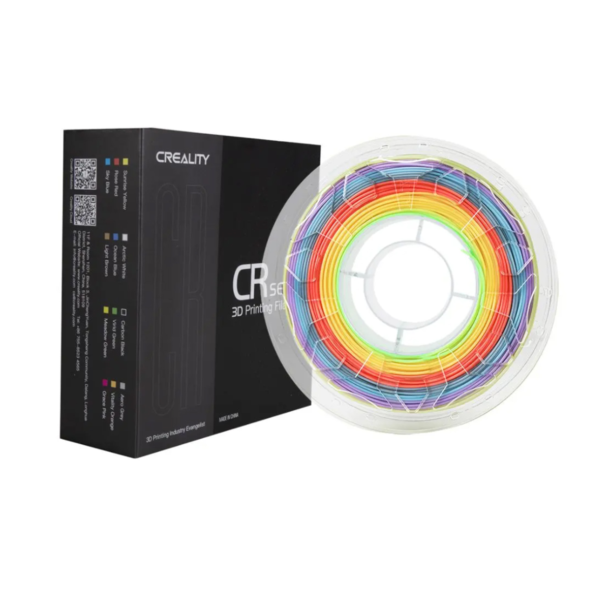 Creality CR-PLA 1.75mm Rainbow 1kg - 3301010010 Creality CR-PLA 1.75mm Rainbow 1kg - 3301010010