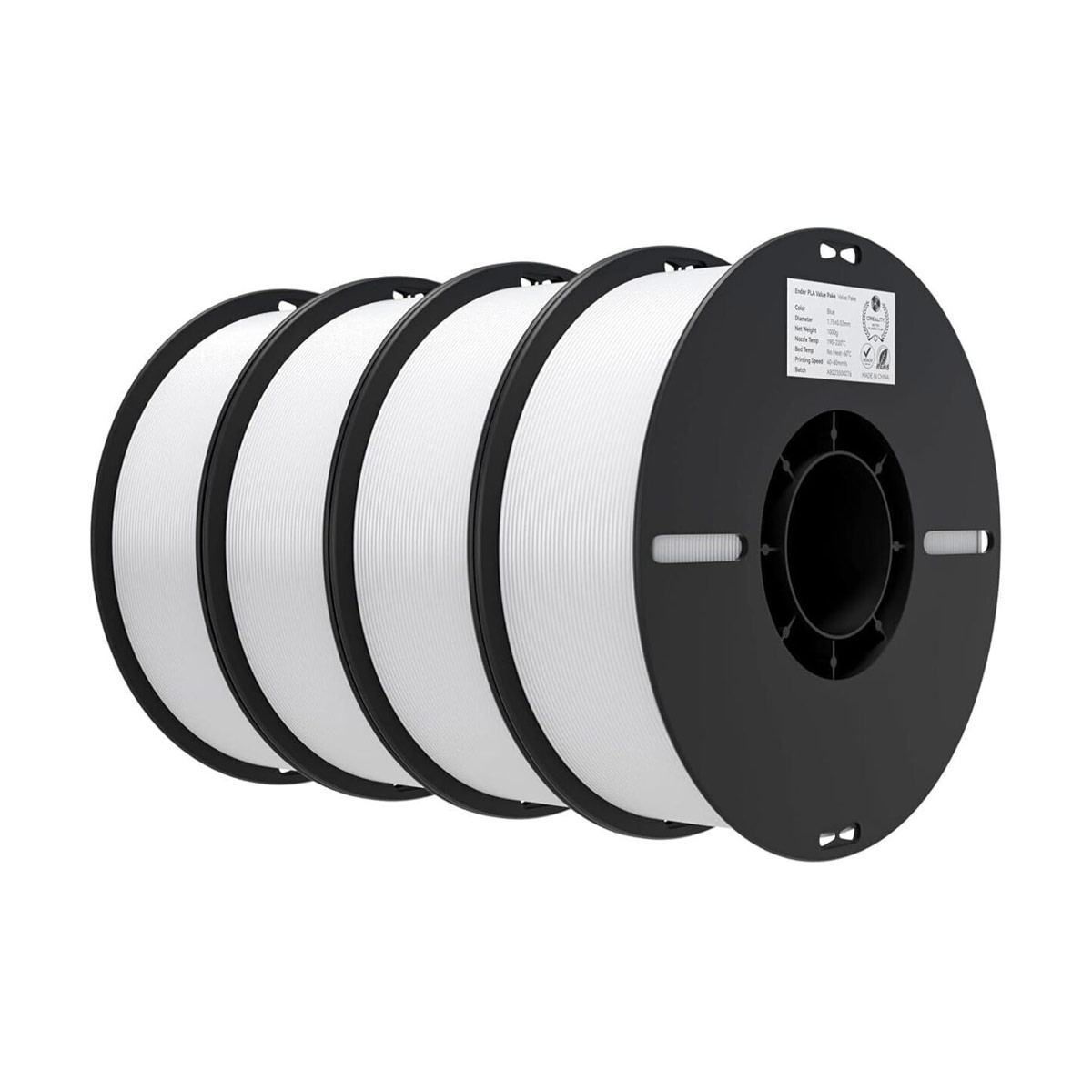 Creality EN-PLA Value Pack 4 Χ White – Ender Filament 4kg 1.75 - 3301010475