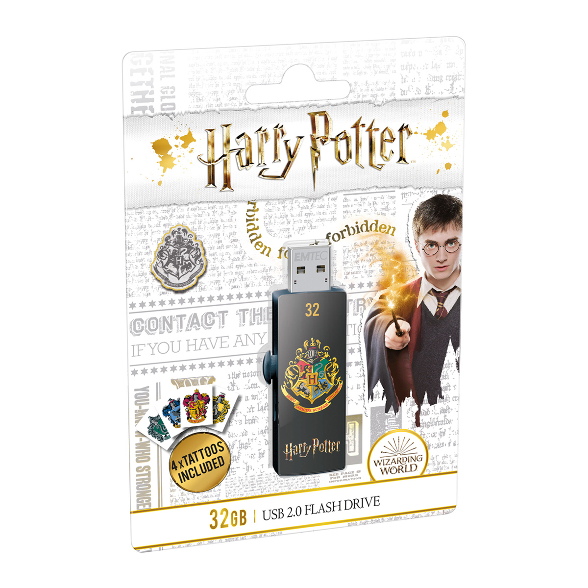 Emtec Flash USB 2.0 M730 Harry Potter Hogwarts 32GB - ECMMD32GM730HP05 Emtec Flash USB 2.0 M730 Harry Potter Hogwarts 32GB - ECMMD32GM730HP05