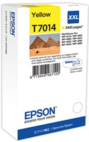 Ink Epson T70144010 Yellow with pigment ink -Size XXL 3.4k pages Ink Epson T70144010 Yellow with pigment ink -Size XXL 3.4k pages