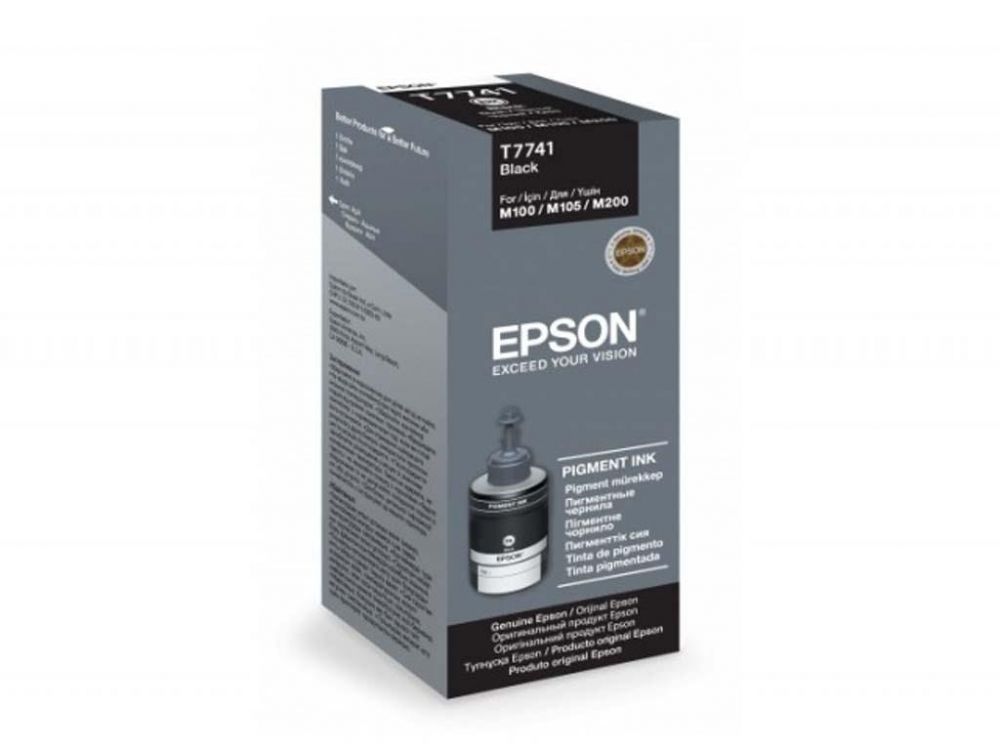 Ink Epson T77414A Pigment Black in bottle (140ml) Ink Epson T77414A Pigment Black in bottle (140ml)