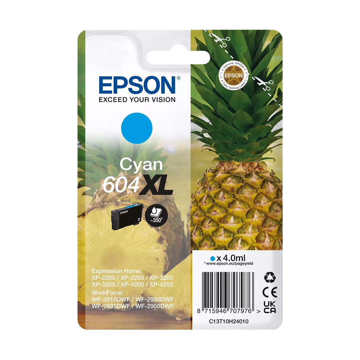 Ink DURABrite Ultra Epson T10H240 C13T10H240 Cyan 4.0ml