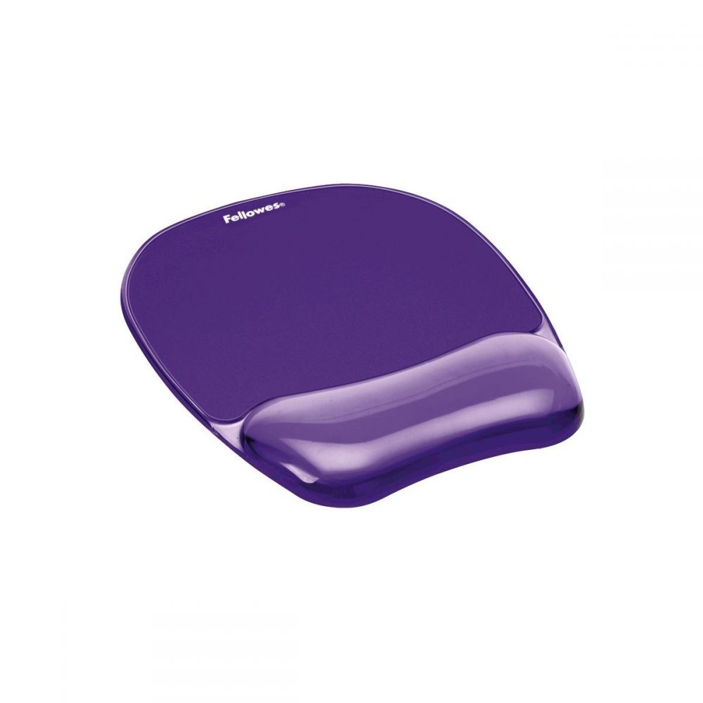 Fellowes Mousepad με Υποστηριγμα Καρπου CRYSTAL PURPLE