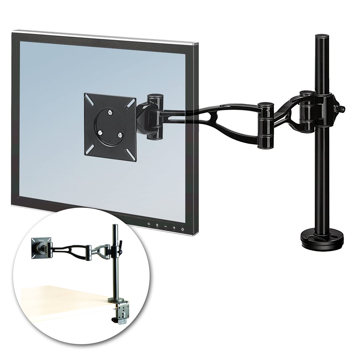 Βραχίονας οθόνης Fellowes Professional Series Freestanding Single Arm 8041601 Βραχίονας οθόνης Fellowes Professional Series Freestanding Single Arm 8041601