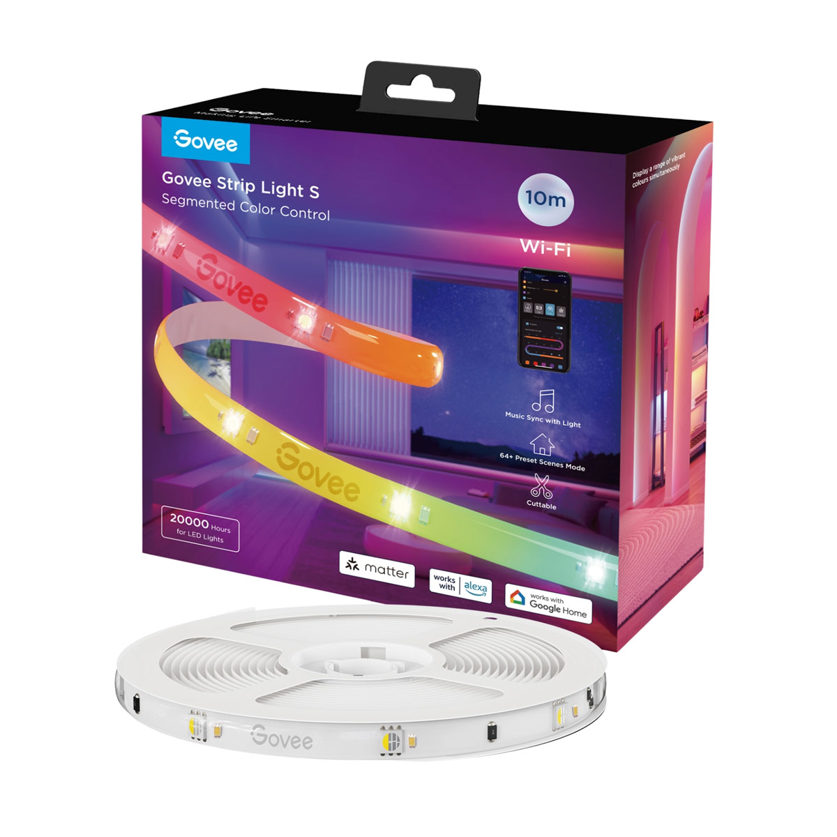 Govee RGBIC LED Strip Light S 10m H612C
