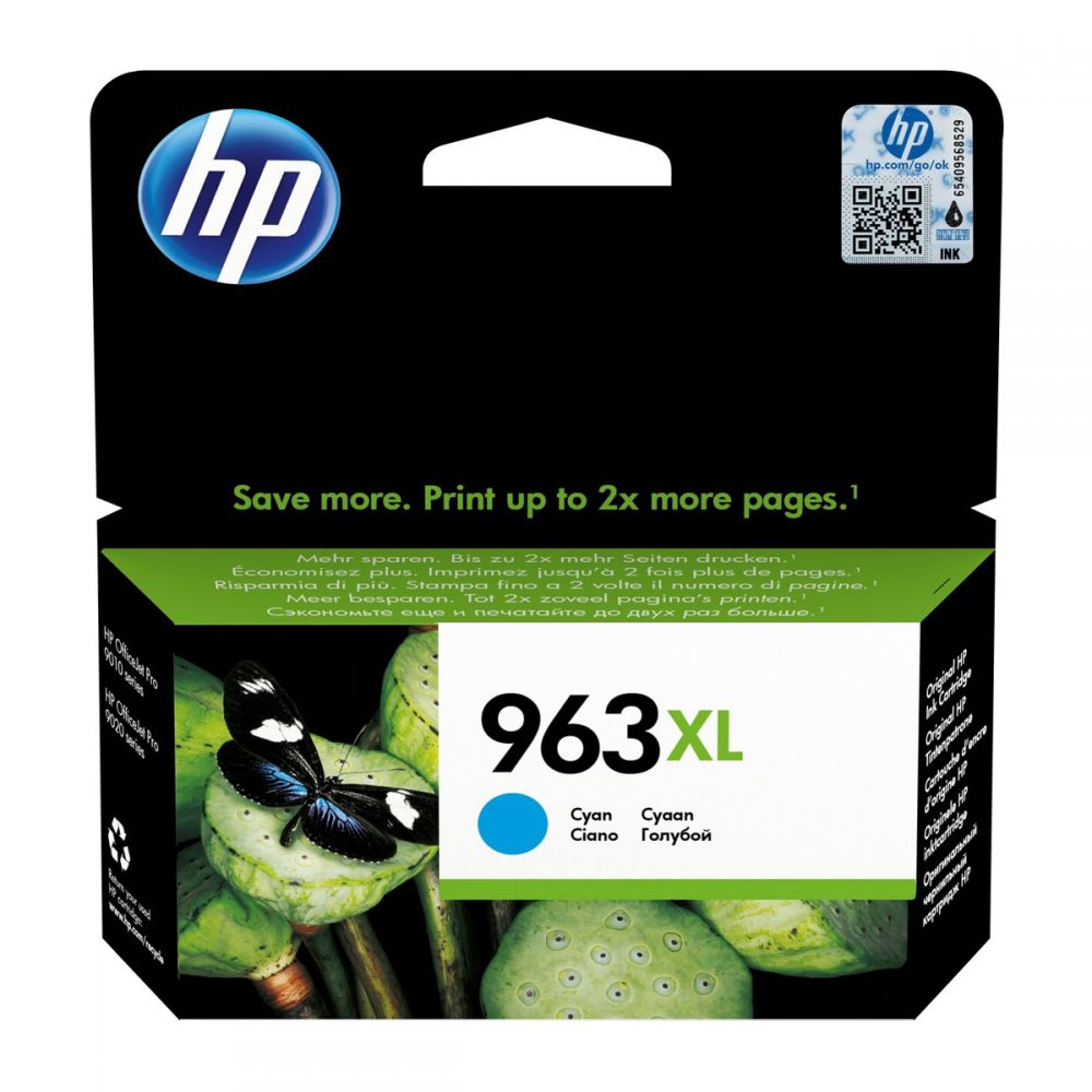 HP 963XL High Yield Cyan Ink Cartridge ( 3JA27AE ) HP 963XL High Yield Cyan Ink Cartridge ( 3JA27AE )