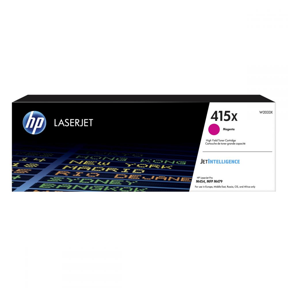 HP 415X Magenta LaserJet Toner Cartridge W2033X HP 415X Magenta LaserJet Toner Cartridge W2033X