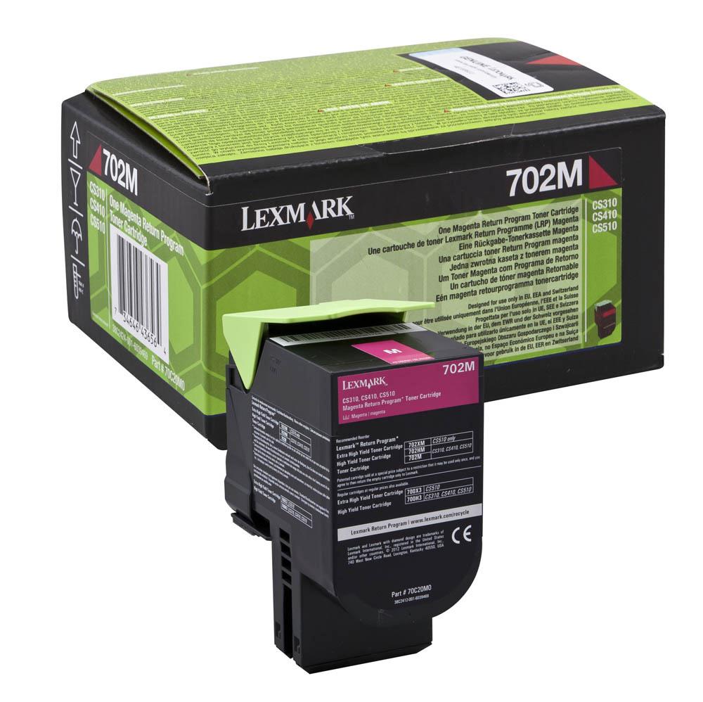 Toner Laser Lexmark 70C20M0 Standard Magenta -1k Pgs Toner Laser Lexmark 70C20M0 Standard Magenta -1k Pgs