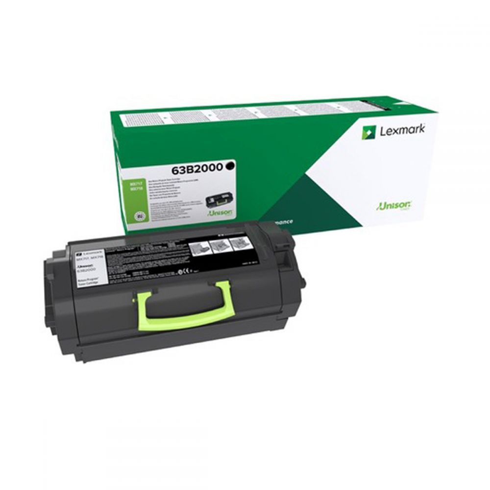 Toner Laser Lexmark 63B2000 Standard -11k Pgs Toner Laser Lexmark 63B2000 Standard -11k Pgs
