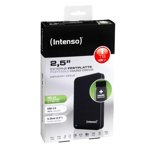 Portable HDD Intenso 1TB 3.0 2.5" Black Memory Drive Portable HDD Intenso 1TB 3.0 2.5" Black Memory Drive