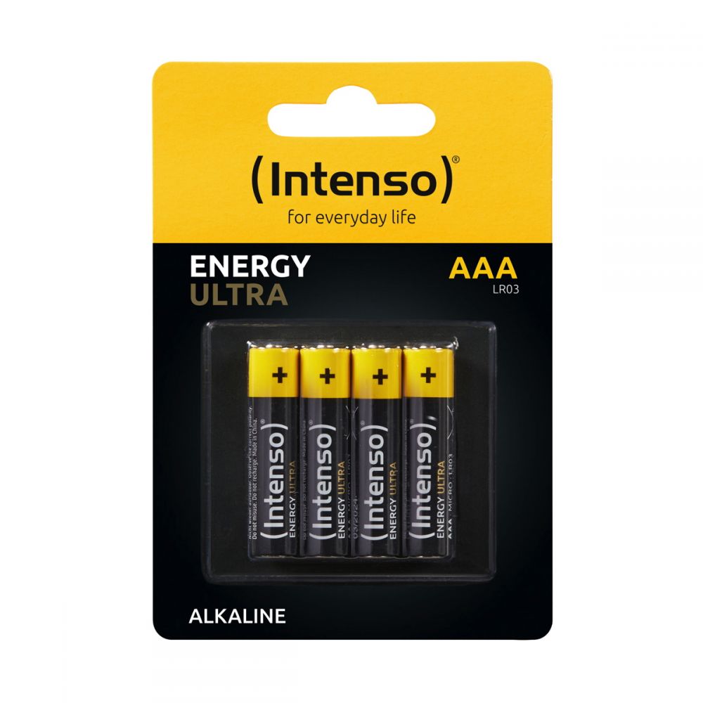 Battery Intenso AAA LR03 1,5V 4blister Battery Intenso AAA LR03 1,5V 4blister