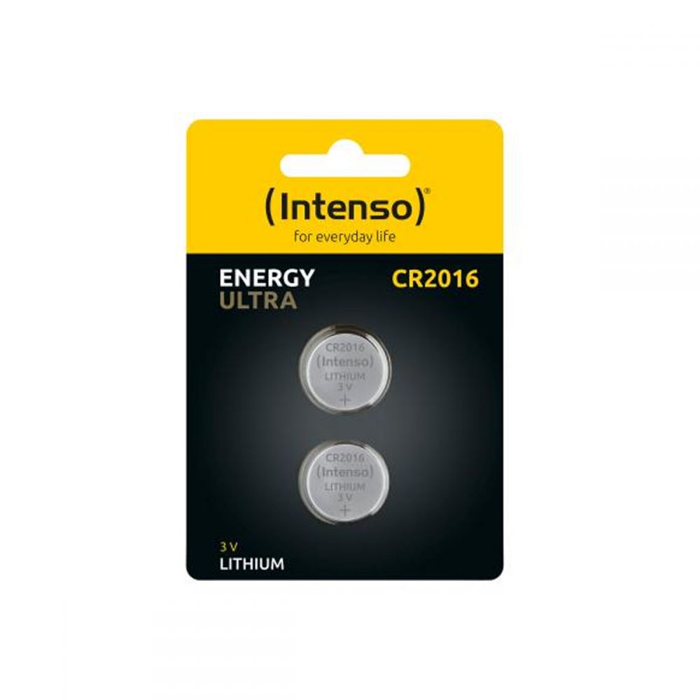 Intenso Batteries button cell Ultra Energy CR2016 2pcs 7502412 Intenso Batteries button cell Ultra Energy CR2016 2pcs 7502412