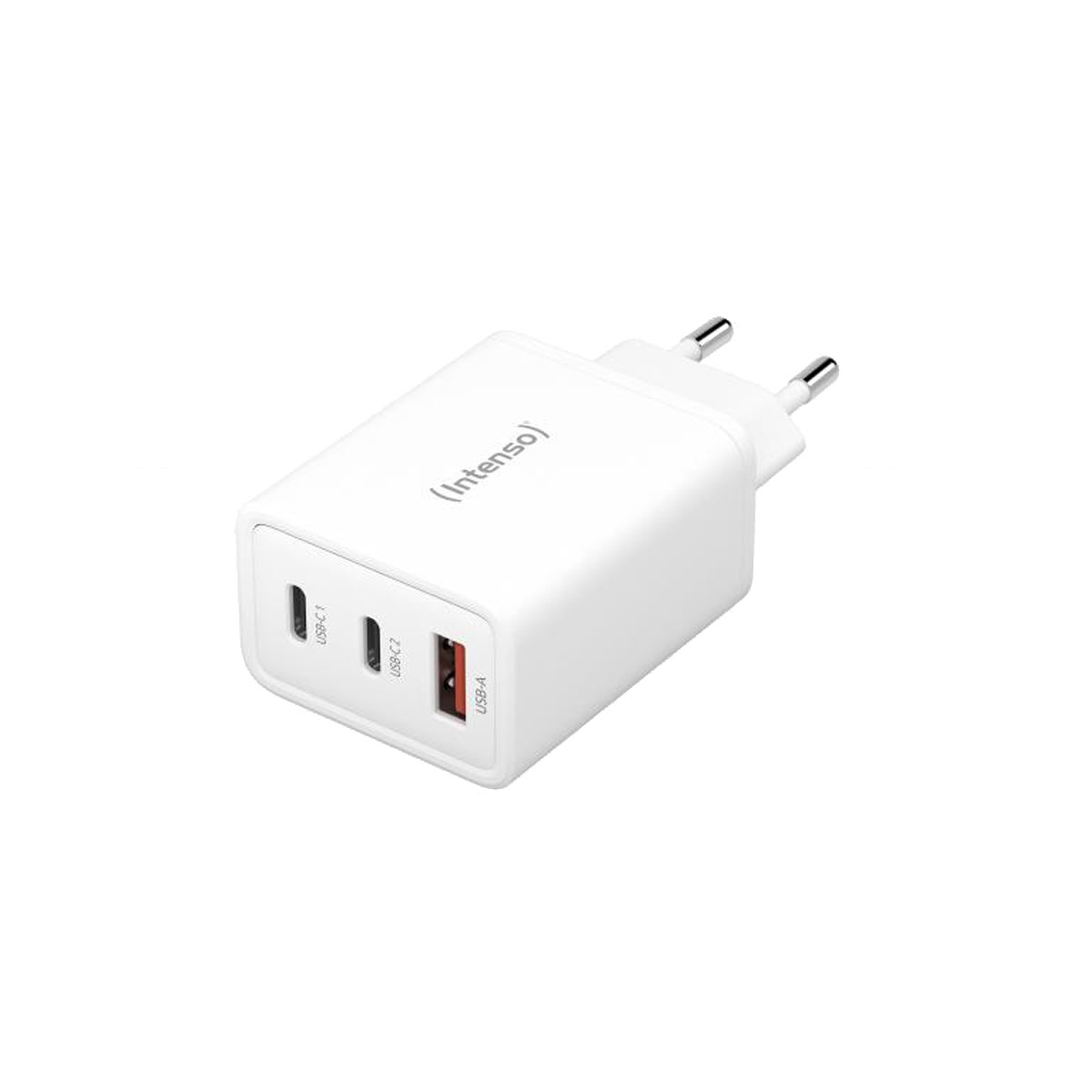 Intenso Power Adapter W65ACC GaN 1xUSB-A 2xUSB-C 65 Watt white - 7806512
